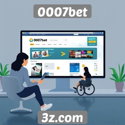 Acessibilidade e usabilidade do site 0007bet