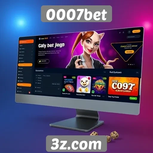 Interface e usabilidade do site 0007bet