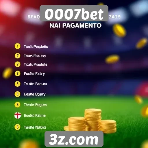Métodos de pagamento aceitos no 0007bet